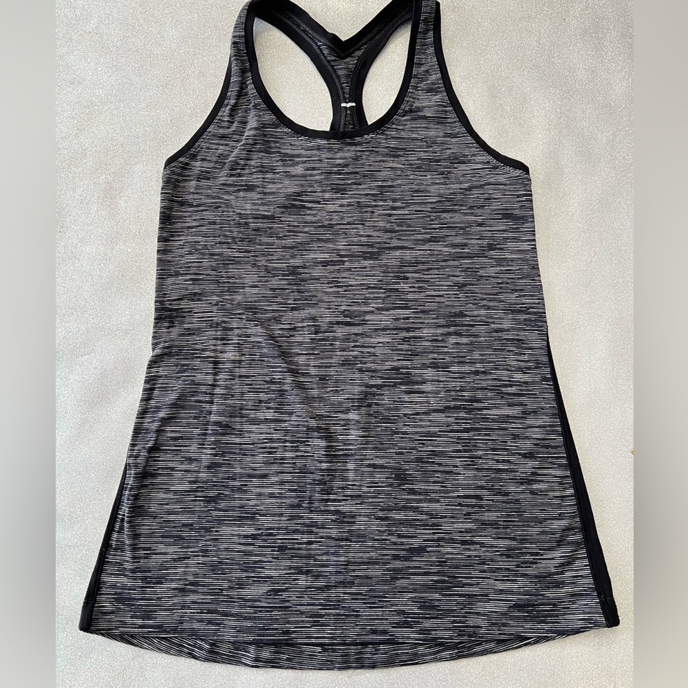 Lululemon Cool Racerback II SE Lined Up Size M Luon‎ Wee Are From Space Black